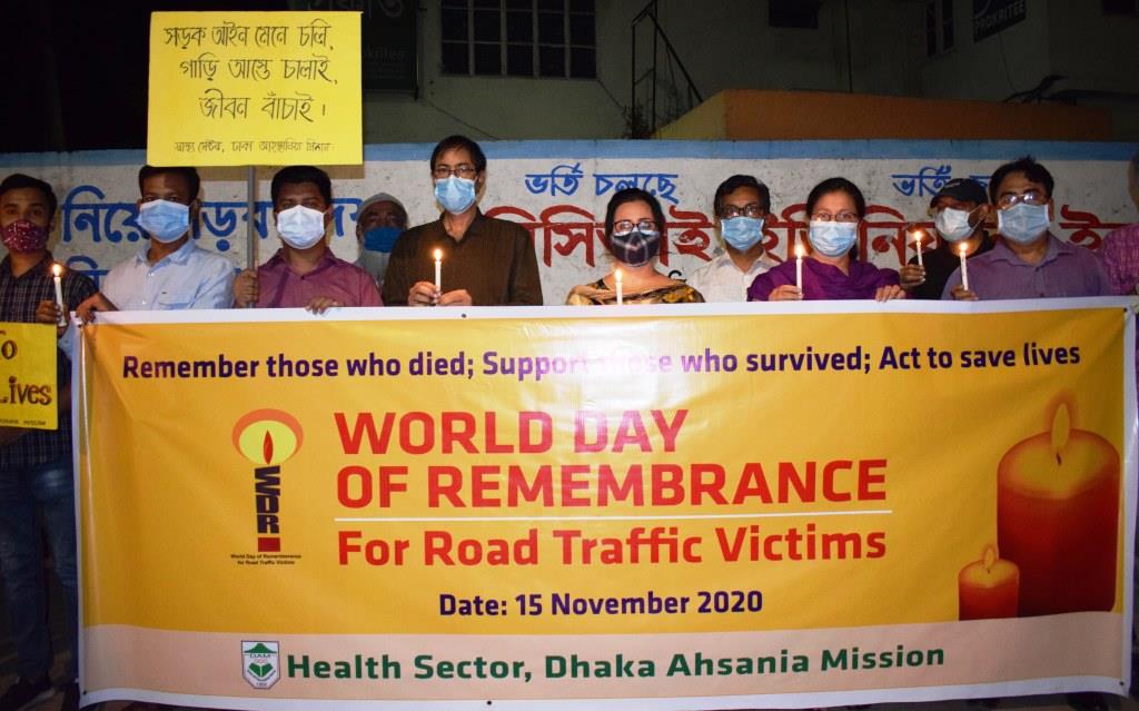 World Day of Remembrance for Road Traffic Victims Observed by Dhaka Ahsania Mission